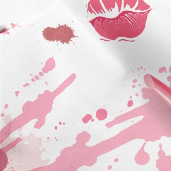 Lipstick Splash Micro Fleece