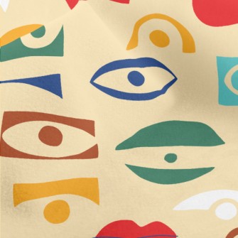 Square Eyes And Mouth Micro Fleece