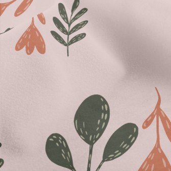 Unique Shape Leaves Micro Fleece