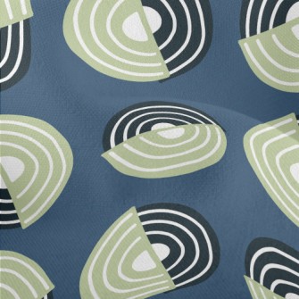 Two-color Swirl Pattern Lightweight Performance Linen
