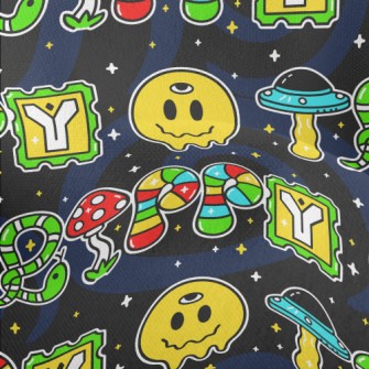 Funny Smiley Text Lightweight Performance Linen