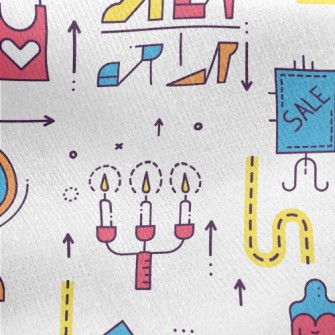 Large Shopping Malls Jersey Backed Fleece