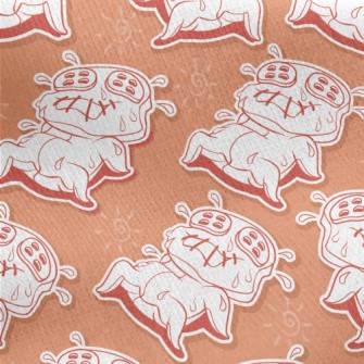 Tired Of Funny Dolls Jersey Backed Fleece