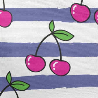Bright And Delicious Cherries Pongee