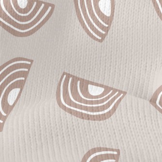 Half-moon Stripes Stretch Jersey