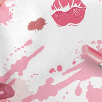 Lipstick Splash Lightweight Cotton Poplin