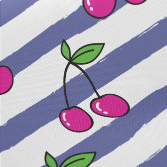 Bright And Delicious Cherries Midweight Cotton Poplin