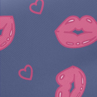 Full Color Lips Midweight Cotton Poplin