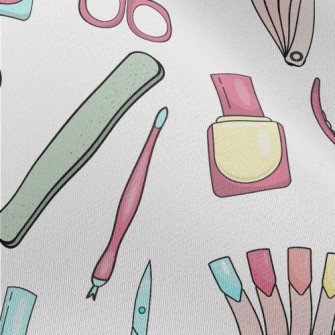 Colorful Nail Color Card Chiffon