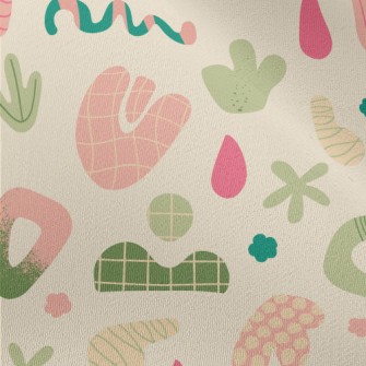 Artistic Flowers And Plants Chiffon