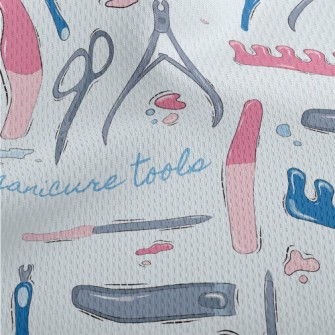 Manicure Nail Clippers Athletic Mesh Flat Back