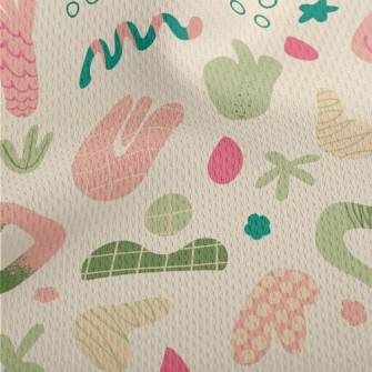 Artistic Flowers And Plants Athletic Mesh Flat Back