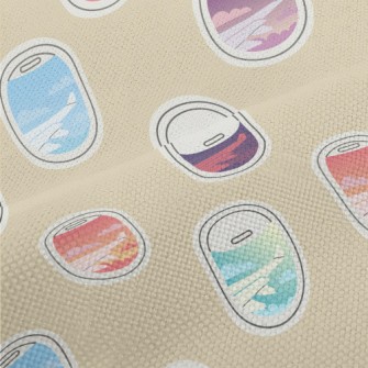 Beautiful View From The Airpla Performance Linen