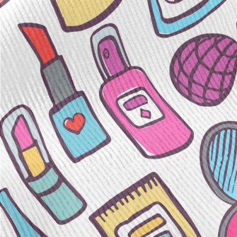 Hand Drawn Cartoon Cosmetics Standard Corduroy