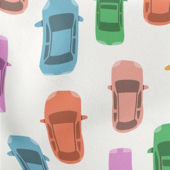 Colorful Cars In The Queue Stretch Ponte