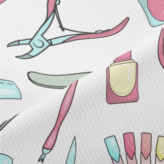 Colorful Nail Color Card Piqué