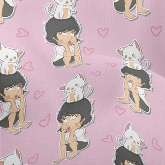 Love Cat Lady Lightweight Performance Linen