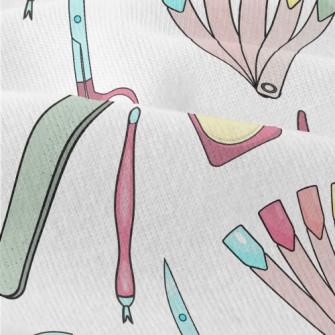 Colorful Nail Color Card Modern Jersey