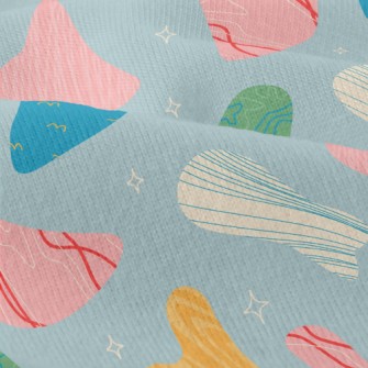 Shiny Abstract Color Blocks Modern Jersey