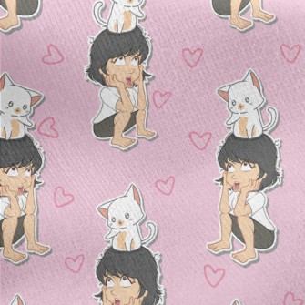 Love Cat Lady Jersey Backed Fleece