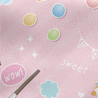 Fashionable Sweet Cosmetics Jersey Backed Fleece
