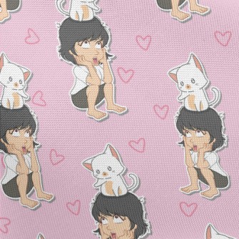 Love Cat Lady Pongee