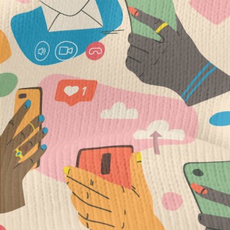 Mobile Social Chat Stretch Jersey