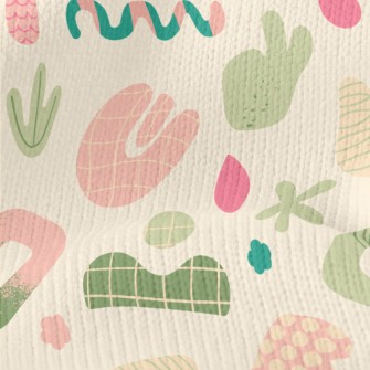 Artistic Flowers And Plants Stretch Jersey