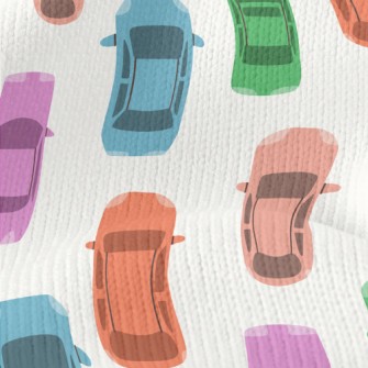 Colorful Cars In The Queue Stretch Jersey