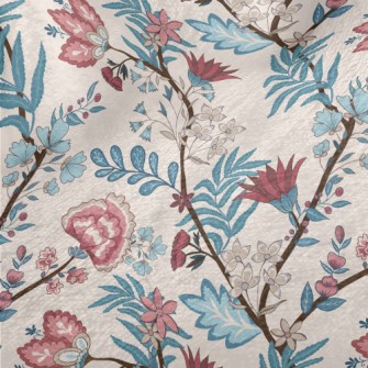 Chinese Style Flowers Minky