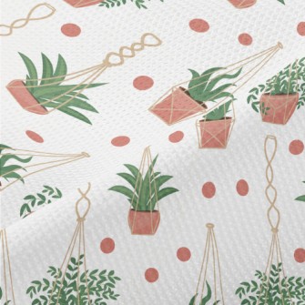 Potted Flowers Piqué