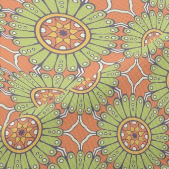 Ethnic Style Flower Piqué