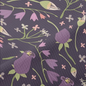 Beautiful Purple Flower Piqué