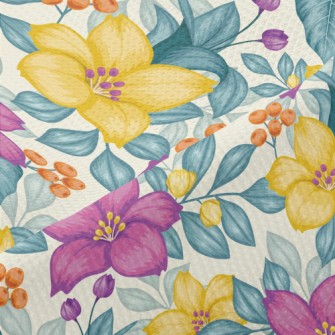 Beautiful Flowers Piqué