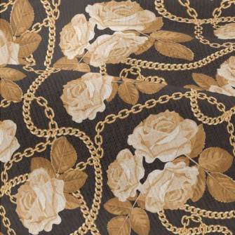 Gold Chain With Roses Modern Jersey