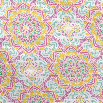 Colorful Pattern Pongee