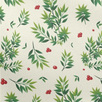 Green Leaves And Fruit Pongee