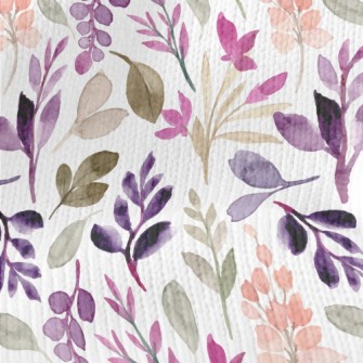 Green Purple Leaf Stretch Jersey