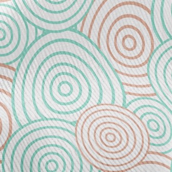 Green And Orange Circles Standard Corduroy