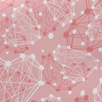 Geometric Heart Twill