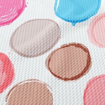 Colored Circles Birdseye Piqué