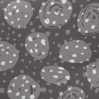 Gray Circle Twill