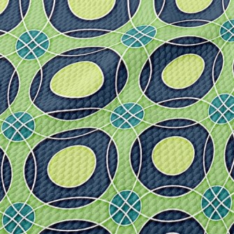 Retro Circle Birdseye Piqué