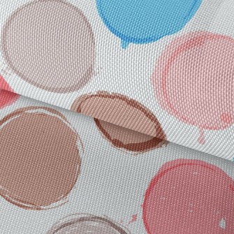 Colored Circles Waterproof Oxford