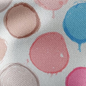 Colored Circles Waterproof Canvas