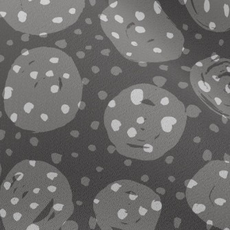 Gray Circle Chiffon