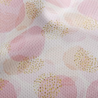 Pink Geometry Athletic Mesh Flat Back