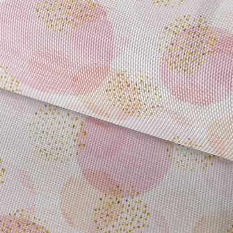 Pink Geometry Waterproof Oxford