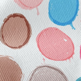 Colored Circles Standard Corduroy