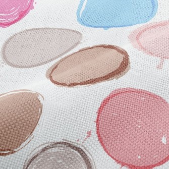 Colored Circles Performance Linen